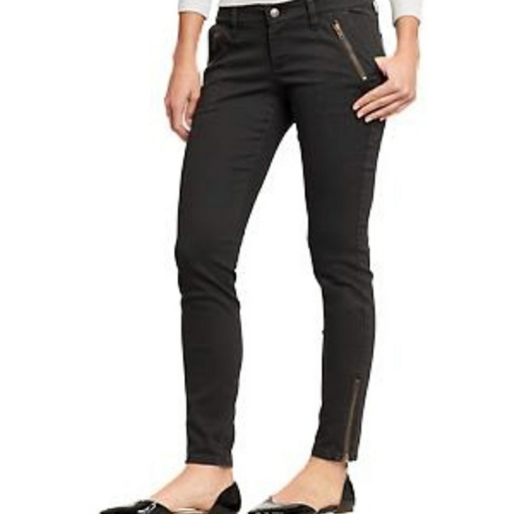 Old Navy Rockstar utility zipper pants